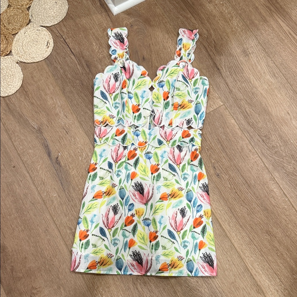 Vici Floral Mini Dress - Multicolor